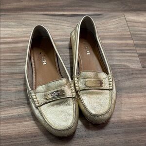 Coach Metallic Gold Women's Loafers